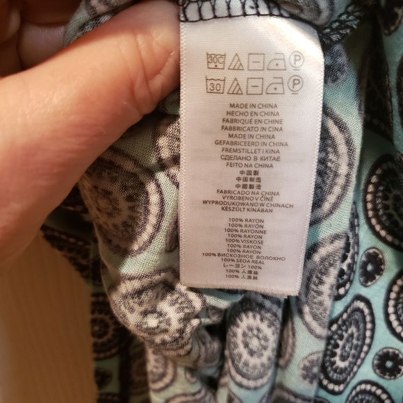 Michael Kors Patterned Top Sz Small - Picture 5 of 6